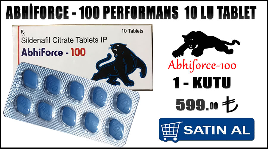 Abhiforce 100 performans hapı siparişi