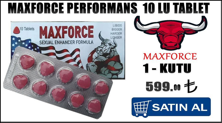 Maxforce 10 lu hap satış yerleri