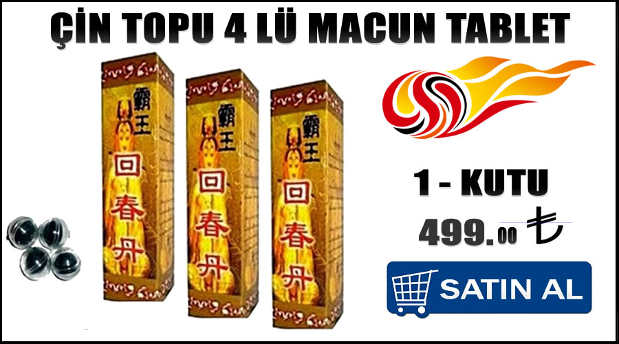 Çin topu 4 lü macun hapı eczane fiyatı