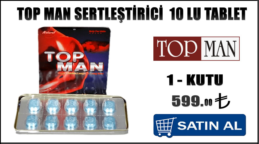 Topman sertleştirici 10 lu hapı satışı