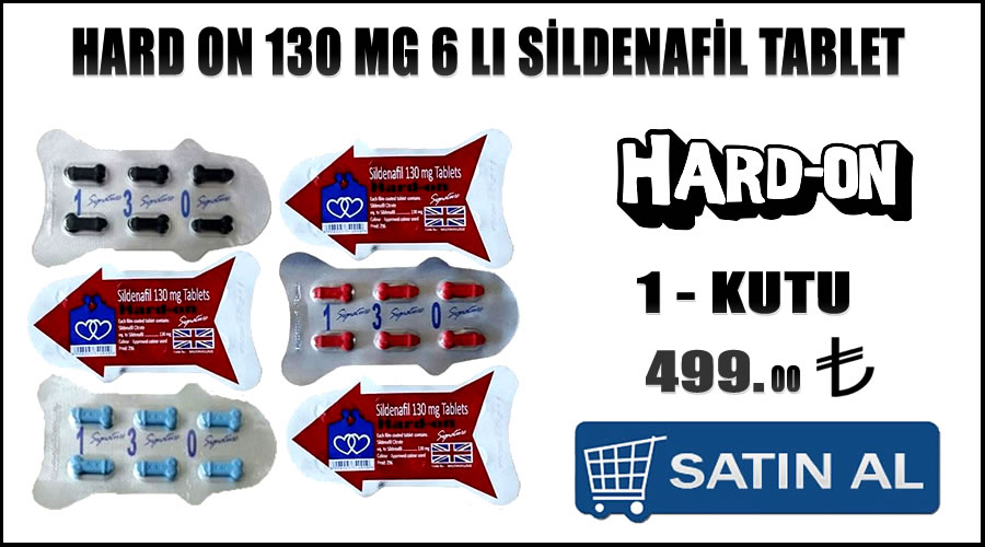 Hard on 130 mg 6 lı tablet ne işe yarar