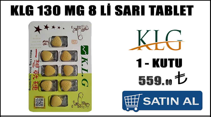 Klg 130 mg 8 li sarı tablet siparişi